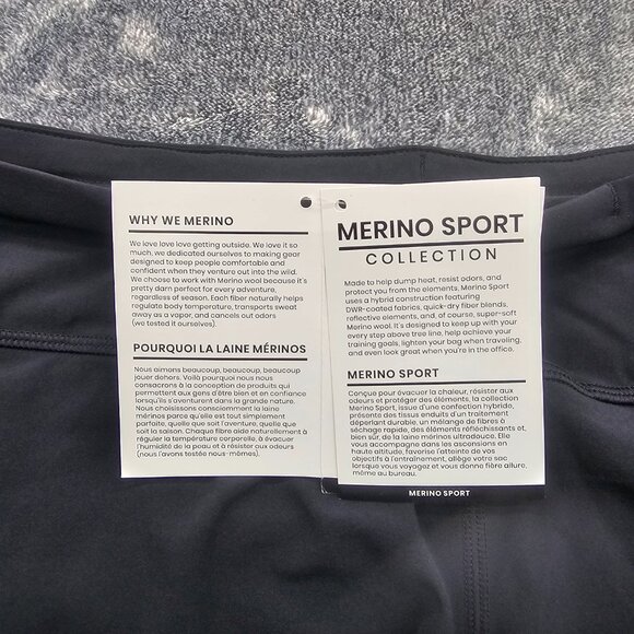 Smartwool Active lined Shorts womens Medium black running trail wool blend NEW - Picture 4 of 12